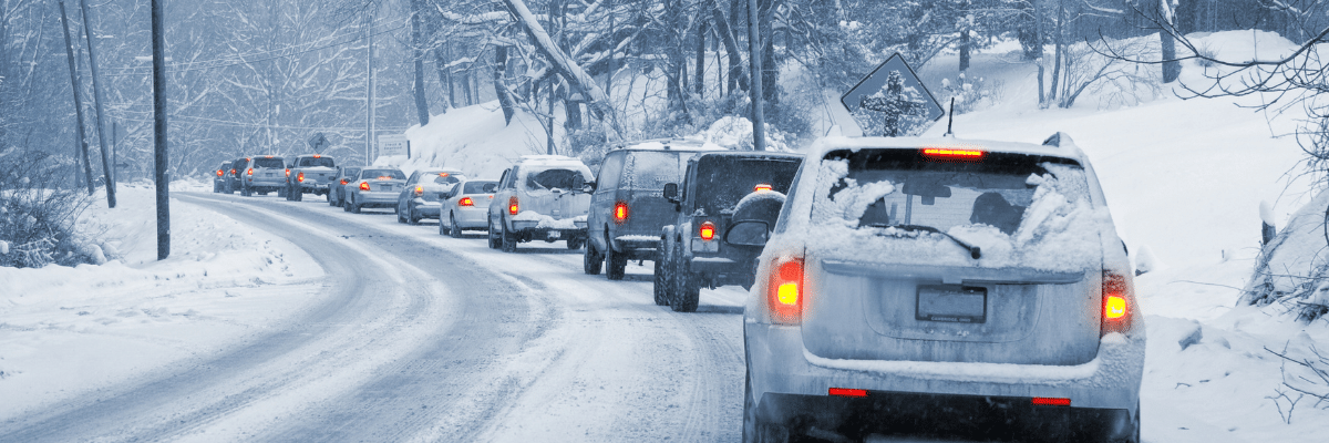 Snow on the road